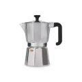 Гейзерная кофеварка из алюминия La Cafetiere на 6 чашек, 290 мл, стальной, серия Кофеварки, Kitchen Craft, LCVEN6CPSIL