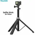 Selfie Stick с вращающимся регулируемым штативом TELESIN GoPro 12 / Action 3