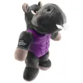 Игрушка   для собак  GiGwi I'm Hero Бегемот в защите (75452),  серый/фиолетовый, 1шт.