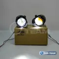 ПТФ линзы Гранта Калина 1-2, Ларгус лазер 40W 6000K Sal-Man (арт. 01711) противотуманные фары комплект 2шт