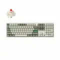 Беспроводная механическая клавиатура Keychron Q6 Max (100%) цвет Shell White, RU/EN раскладка, RGB, Hot Swap, кейкапы без подсветки, линейные переключатели (Gateron Jupiter Red)