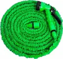 Шланг садовый складной растягивающийся для полива Magic Hose 60 м, зеленый
