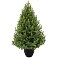 Искусственная елка Кремлевская Премиум 120 см в кашпо, литая 100%, TreeDeLuxe, 70188