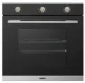 Электрический духовой шкаф GRAUDE BE 60.2 E, черный/серебристый