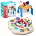 Развивающий столик детский двухсторонний 8009 Играй и развивайся в коробке