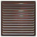Решетка металлическая коричневая 600х600мм 6060РМк