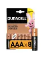 Батарейки комплект 8 шт, DURACELL Basic оригинал, AAA (LR0