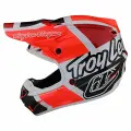 Мотошлем подростковый Troy Lee Designs SE4 Polyacrylite W/MIPS Quattro Red/Charc YM (112977013-YM)