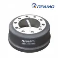 Барабан тормозной Прамо 4310-3501070 для КАМАЗ, передний мост установки, серый