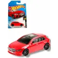 Машинка Hot Wheels Mercedes-Benz A-Class, красный цвет, коллекционная 1/64 длина 7 см