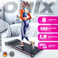 Беговая дорожка электрическая, с пультом, с Bluetooth, противоскользящая, компактная, без поручней PLANK ONIX