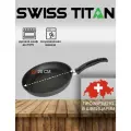 Сковорода Swiss Diamond Titan ST6420T, диаметр 20 см, высота 4 см, антипригарное покрытие, Швейцария