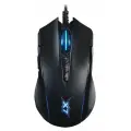 Мышь A4Tech X89 черный, оптическая, разрешение сенсора 2400dpi, проводная, длина провода 1.8м, кнопок: 8