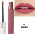 Maybelline New York Помада для губ Super Stay Matte Ink, тон 15 Lover, суперстойкая жидкая матовая