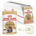 Корм влажный Royal Canin MAINE COON ADULT для взрослых кошек породы Мейн-кун кусочки в соусе 28 шт * 85 г