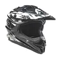Мотошлем кроссовый AiM JK803 XL(61-62) белый/черный