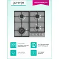 Варочная поверхность Gorenje GW641EX, независимая установка, материал поверхности нержавеющая сталь, конфорок: 4шт