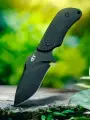 Нож с фиксированным клинком ZT 0121, черный, сталь D2, кайдекс ножны, крепление g-clip, фултанг