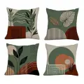 Набор декоративных подушек 4 шт Флора Геометрия 40х40 велюр