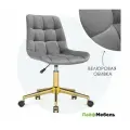 Компьютерное кресло Лайфмебель Честер темно-серый / золото