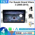 TS7 1+32 Штатная магнитола для Сузуки Гранд Витара/Suzuki Grand Vitara 3 2005-2015 2 DIN FM IPS-экран Android Auto Carplay Мультимедиа автомабиля