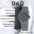 Наручные часы Q&Q, белый/голубой
