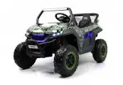 Детский электромобиль RiverToys 4WD зеленый камуфляж T777TT