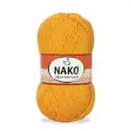 Пряжа Super Inci Narin, Nako, горчица - 10129, 25% шерсть, 75% акрил, 5 мотков, 100 г, 540 м.