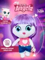 Игрушка мягкая Super01 Анжела Talking Tom, цвет белый/синий