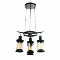 Светильник BayerLux «Джолли», E27, 4 лампы, 40Вт, черный, лофт