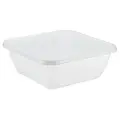 Таз квадратный 17л белый М 2577 (Артикул: 4100016555)