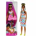 Кукла Barbie HJT07 210 с пучком и в вязаным платьем