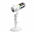COMICA EJoy D10 D USB/XLR динамический микрофон с RGB-подсветкой - кардиоидный микрофон студийного качества (белый)