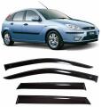 Дефлекторы боковых стекол Cobra Tuning на Ford Focus Hb Hatchback 1998-2004 - Ветровики боковых окон для Форд Фокус Хб Хэтчбек 1998-2004