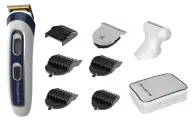 Триммер Rowenta TN9155F1 синий/серый, насадок в комплекте 7шт, питание от аккумулятора