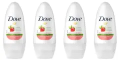 Дезодорант-антиперспирант шариковый Dove Клубника-лайм, 50 мл, 4 шт