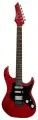 Russtone RUSSR-HSS RD Электрогитара, Дерево деки: Тополь, Дерево грифа: Твёрдый клён, матовый лак, Звукосниматели: HSS, белые, Цвет: Красный, Фурнитур