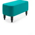 Банкетка пуф MONOFIX БУНО в прихожую, спальню, экокожа бирюза