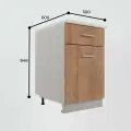 Кухонный модуль стол с 1 ящиком ЛДСП 500*846*600