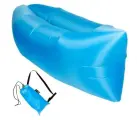 Надувной диван MILENI, с карманом, для взрослых, голубой, 240х76х70см