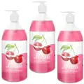 GRASS Крем-мыло жидкое Milana Спелая черешня спелая черешня, 3 шт., 1 л