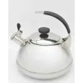 Чайник кухар, 2,5л, нержавеющая сталь, со свистком, тройное дно, для всех типов плит