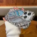 Чехол Colorful Roses Листовая Скорлупа, силикон, гальваническое покрытие