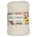 Пряжа ARACHNA Macrame Mini, 80% хлопок, 20% полиэстер, 4*250 г, 230 м, №02, молочный