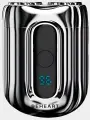 Электробритва BEHEART Electric Shaver GTR, автономная, 2 бреющих элемента, серебристая