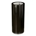 Урна металлическая ТИТАН У250, черная, бак 30 литров, кольцо для пакетов.