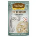 Деревенские лакомства конс. д/кошек Тунец с окунем в нежном желе 70г 36шт