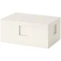 Контейнер ИКЕА БЮГГЛЕК, 26х18х12 см, белый