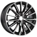 Колесный диск Khomen Wheels KHW1611 6.5х16/5х112 D57.1 ET50, 9 кг, Black-FP