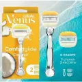 Женский станок для бритья Venus ComfortGlide с двумя сменными кассетами в комплекте